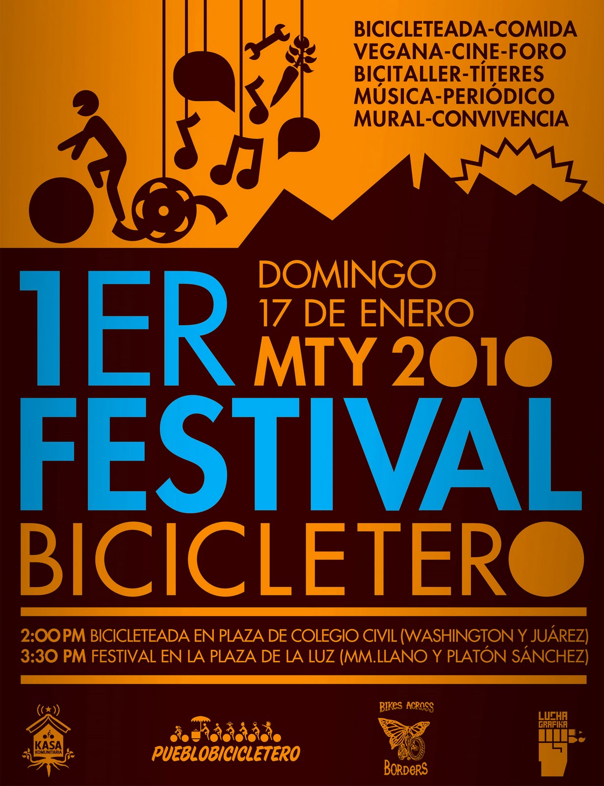 1er. Festival Bicicletero Monterrey 2010