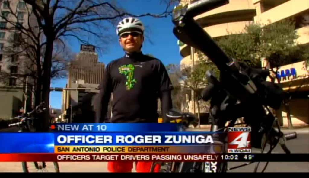 policía ciclista encubierto San Antonio