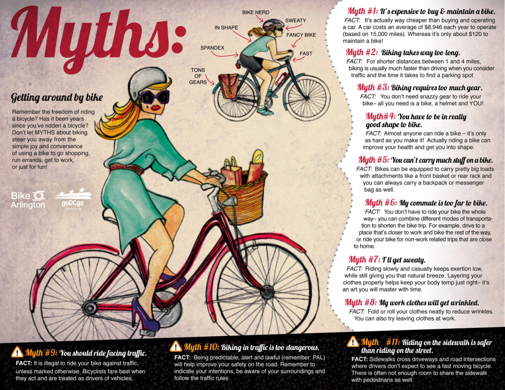mitos de andar en bici