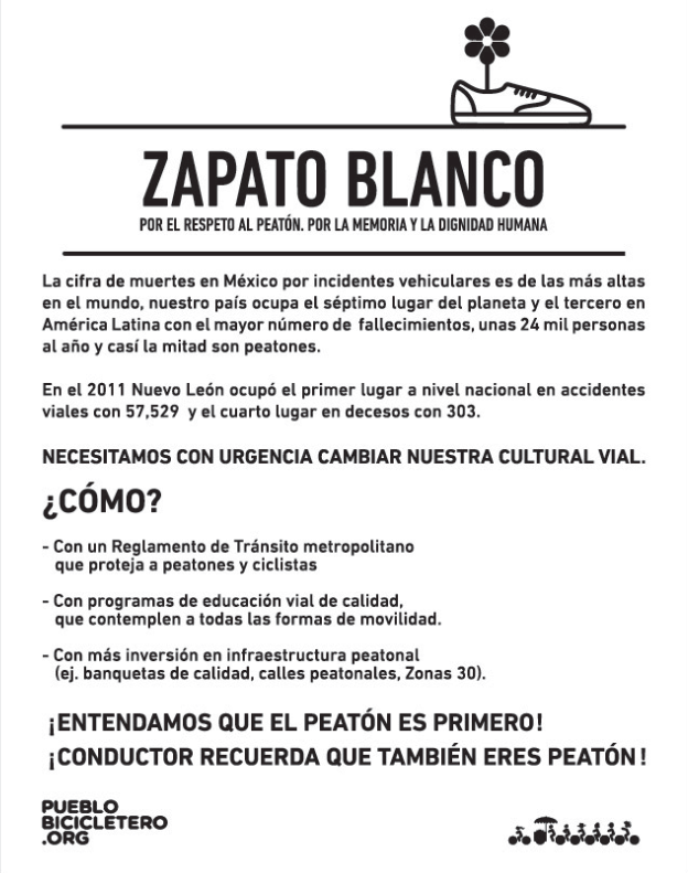 volante zapato blanco
