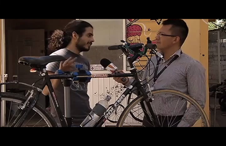Casa Bicicletera - entrevista Milenio TV