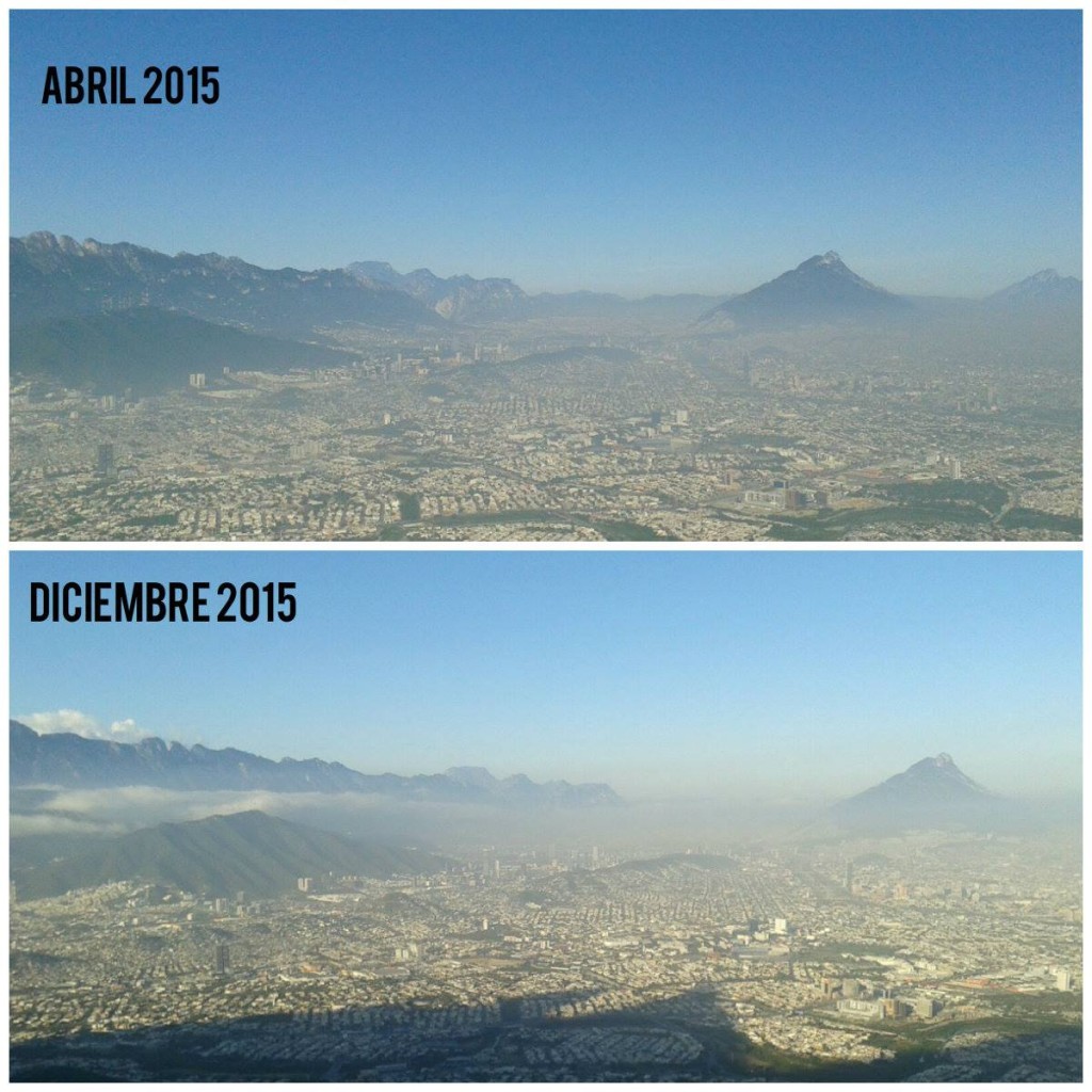 Monterrey contaminado todo el año